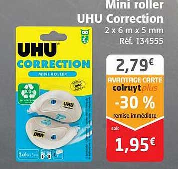 Mini Roller Uhu Correction