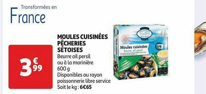 moules cuisinées pêcheries sétoises