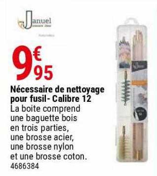 nécessaire de nettoyage pour fusil- calibre 12