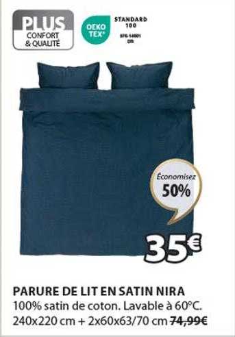 Parure De Lit En Satin Nira