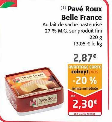 pavé roux belle france