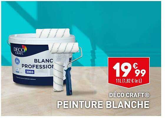 Peinture Blanche Déco Craft