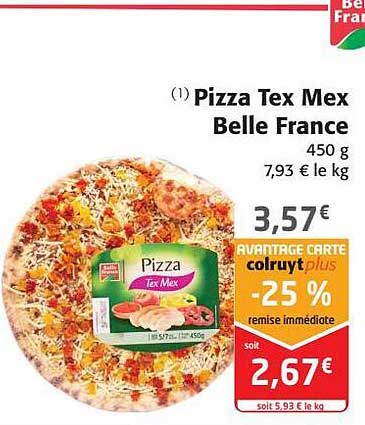 pizza tex mex belle france