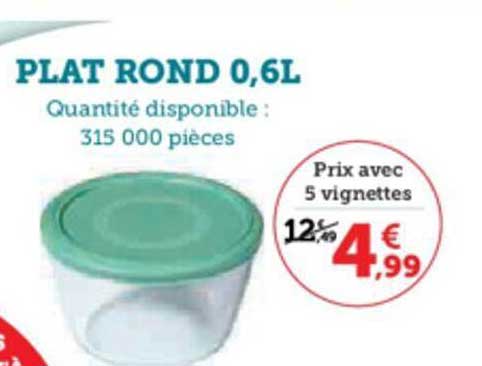 Plat Rond 0,6 L
