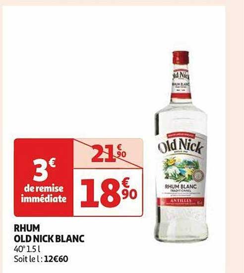 rhum old nick blanc