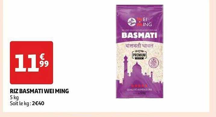 riz basmati wei ming