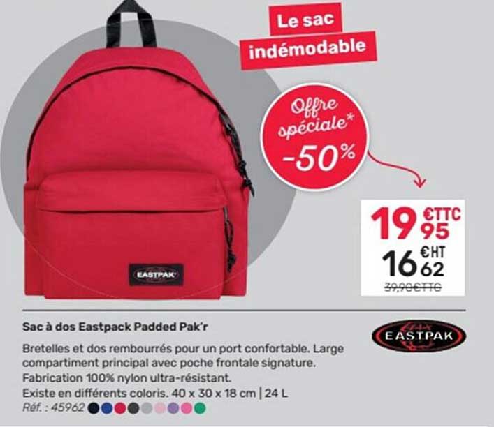 Sac à Dos Eastpack Padded Pak'r