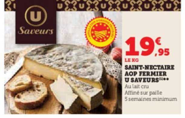 Saint-nectaire Aop Fermier U Saveurs