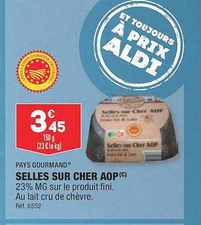selles sur cher aop pays gourmand