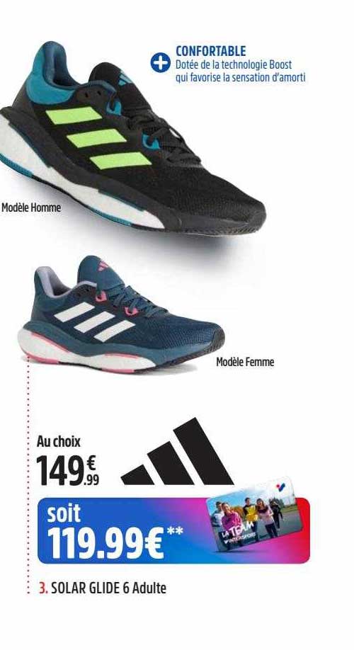 solar glide 6 adulte adidas