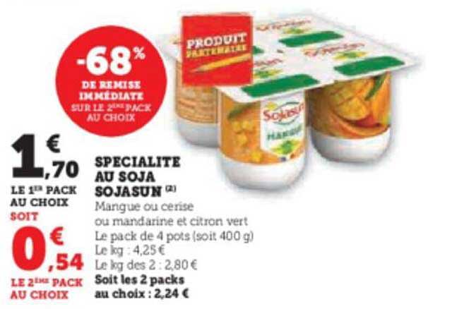 Spécialité Au Soja Sojasun