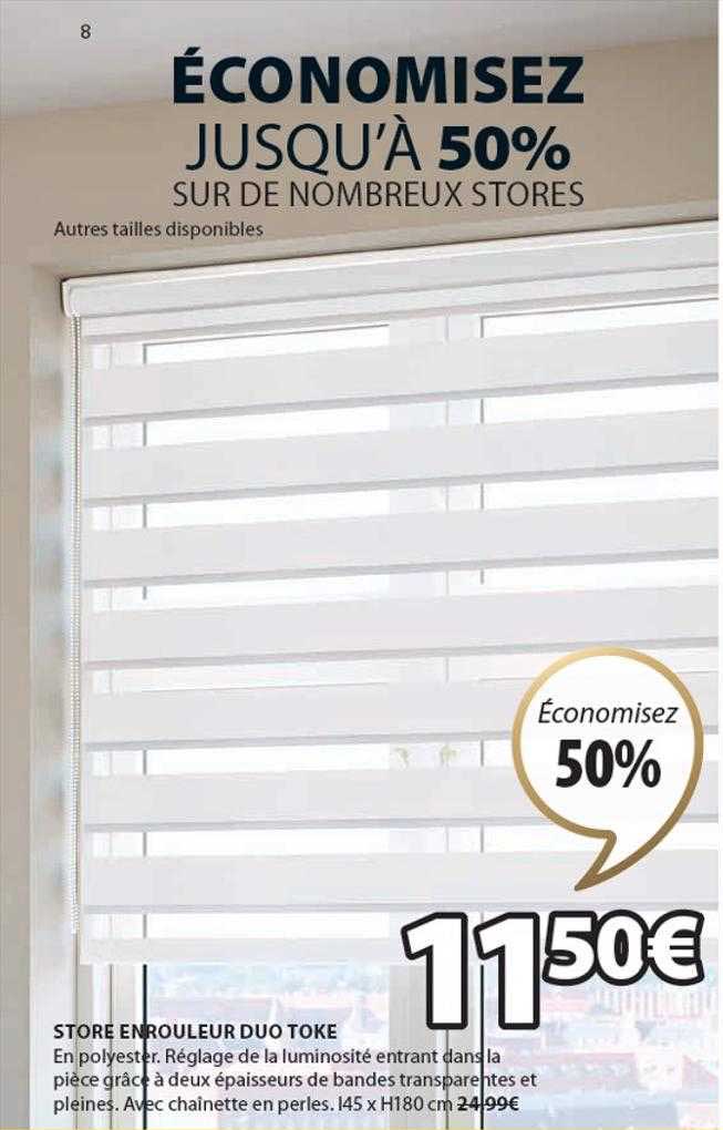 Store Enrouleur Duo Toke
