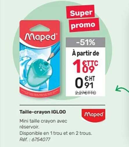 taille-crayon igloo maped