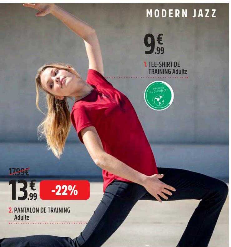 tee-shirt de training adulte, pantalon de training adulte