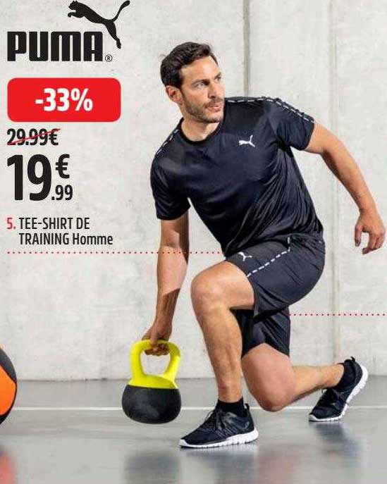tee-shirt de training homme puma