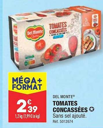 tomates concassées del monte