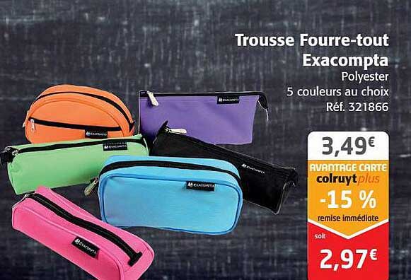 trousse fourre-tout exacompta