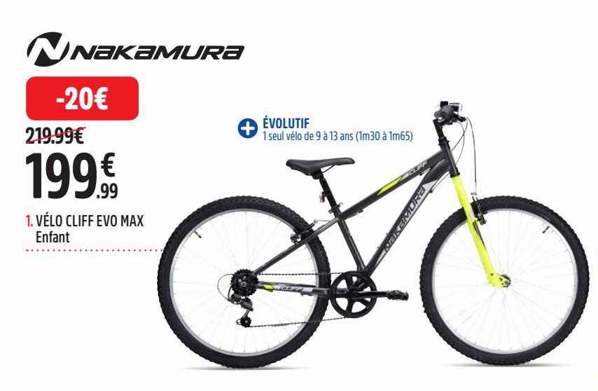 vélo cliff evo max enfant nakamura