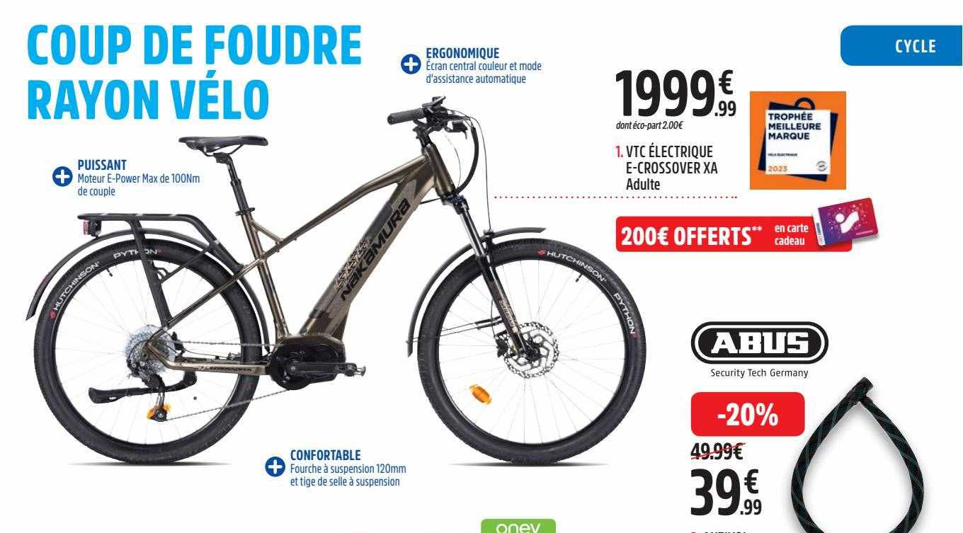 vtc électrique e-crossover xa adulte