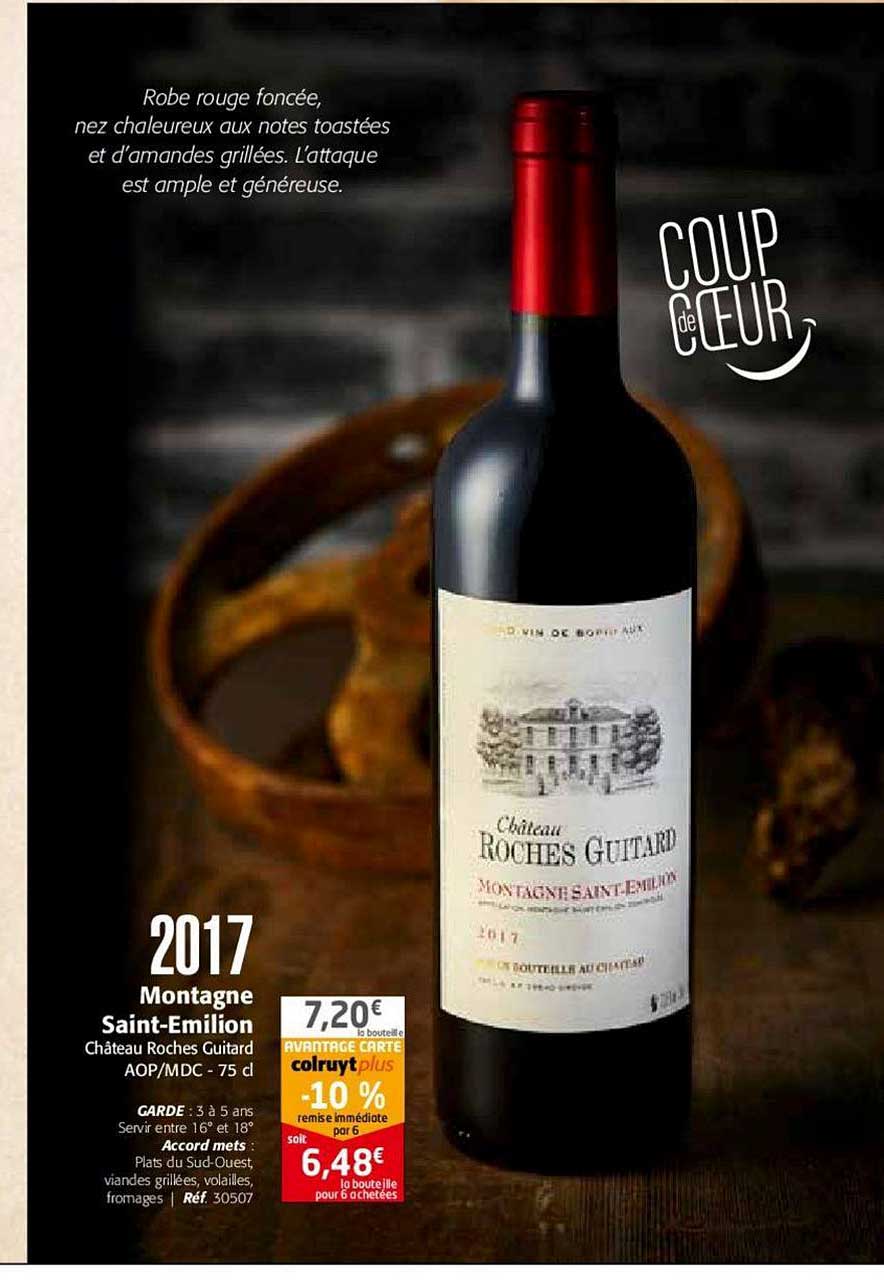 2017 montagne saint emilion château roches guitard
