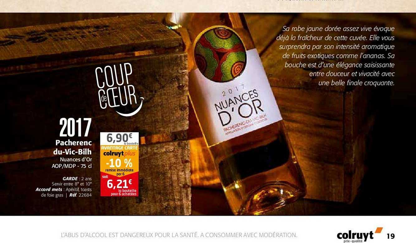 2017 pacherenc du vic bilh nuances d'or aop mdep