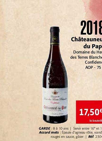 2018 châteauneuf du pape