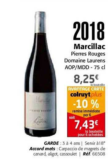 2018 Marcillac Pierres Rouges Domaine Laurens
