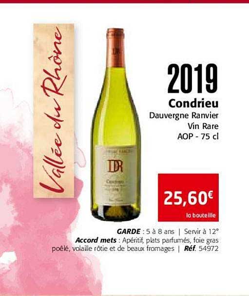 2019 condrieux dauvergne ranvier vin rare