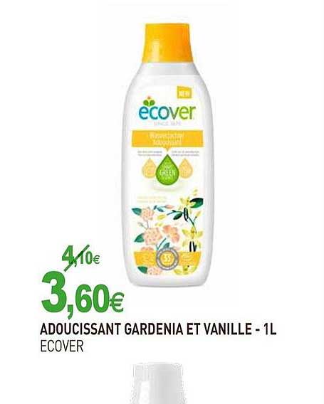 adoucisssant gardenia et vanille ecover