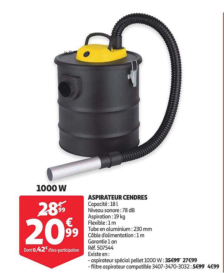 aspirateur cendres