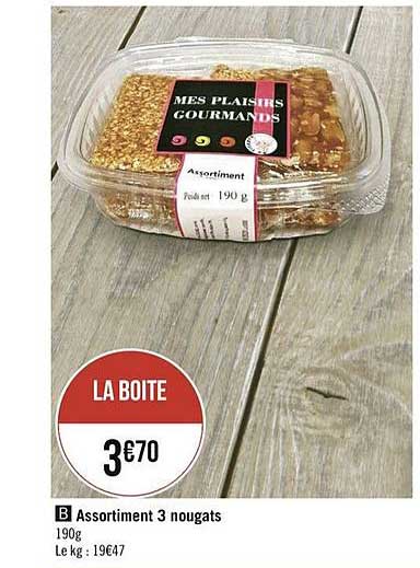 Assortiment 3 Nougats