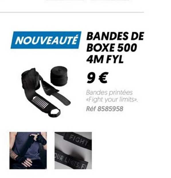 bandes de boxe 500 4m fyl