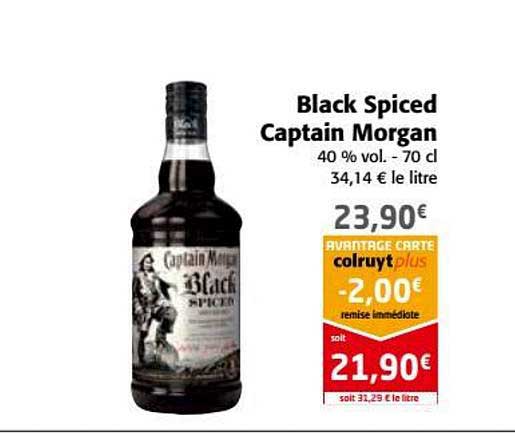 Black Spiced Captain Morgan