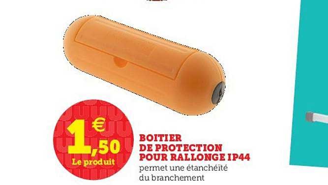 boitier de protection pour rallonge ip44