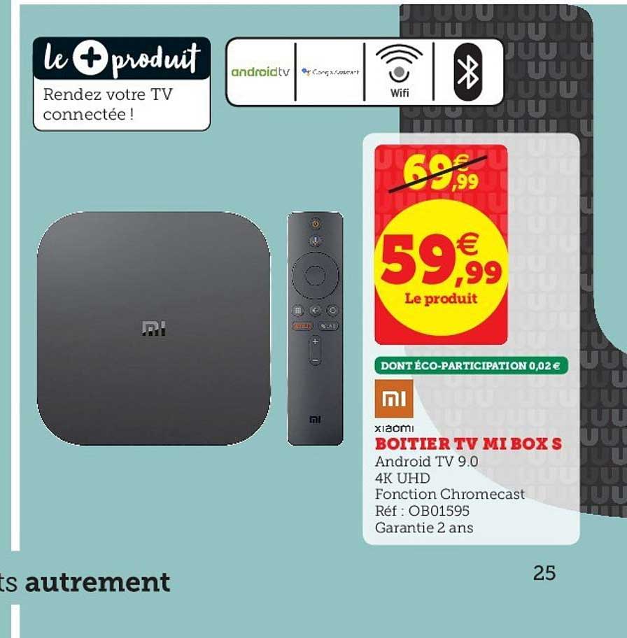 boitier tv mi box s xiaomi