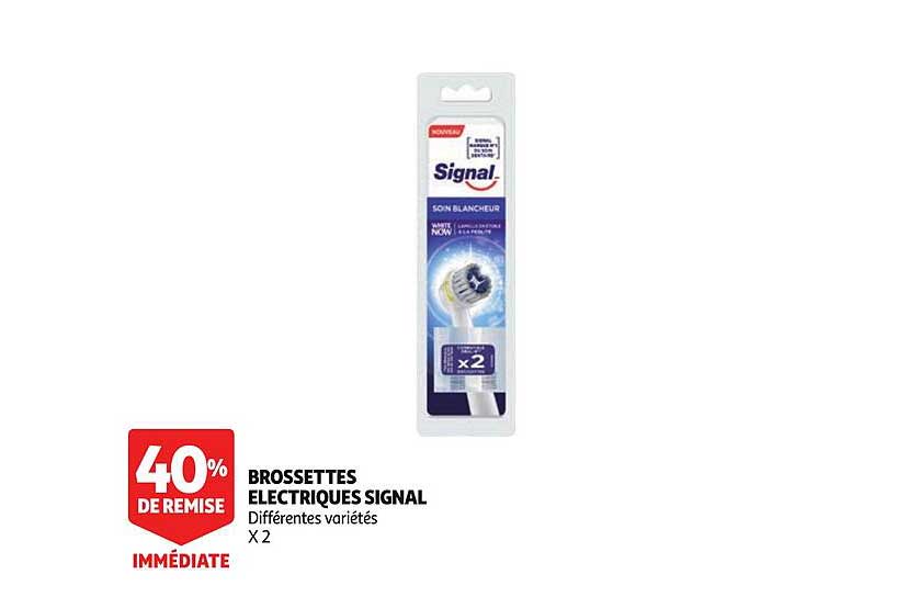 Brossettes électriques Signal 40% De Remise Immédiate