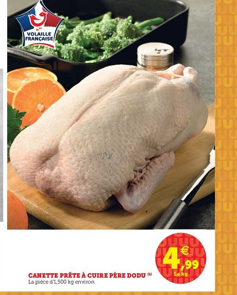 canette prêt à cuire père dodu