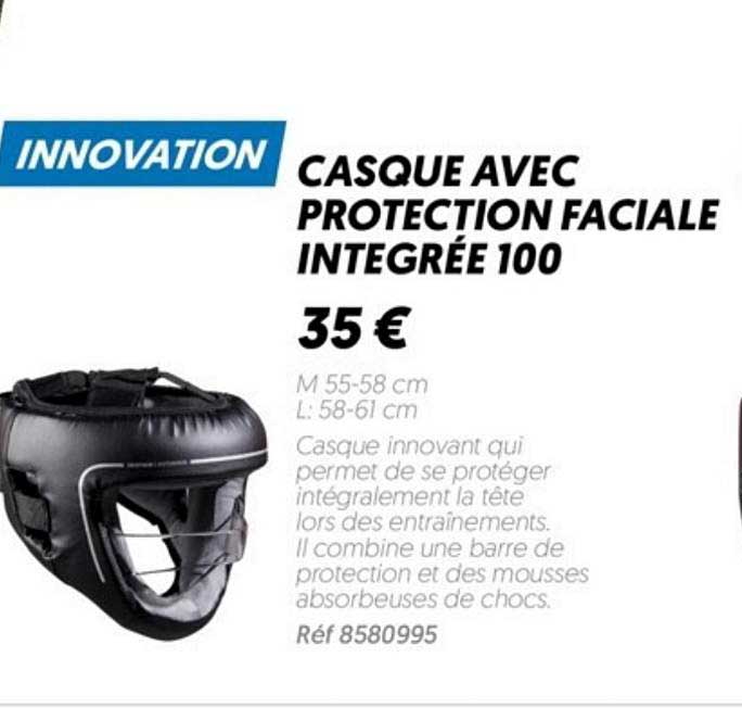 Casque Avec Protection Faciale Integrée 100