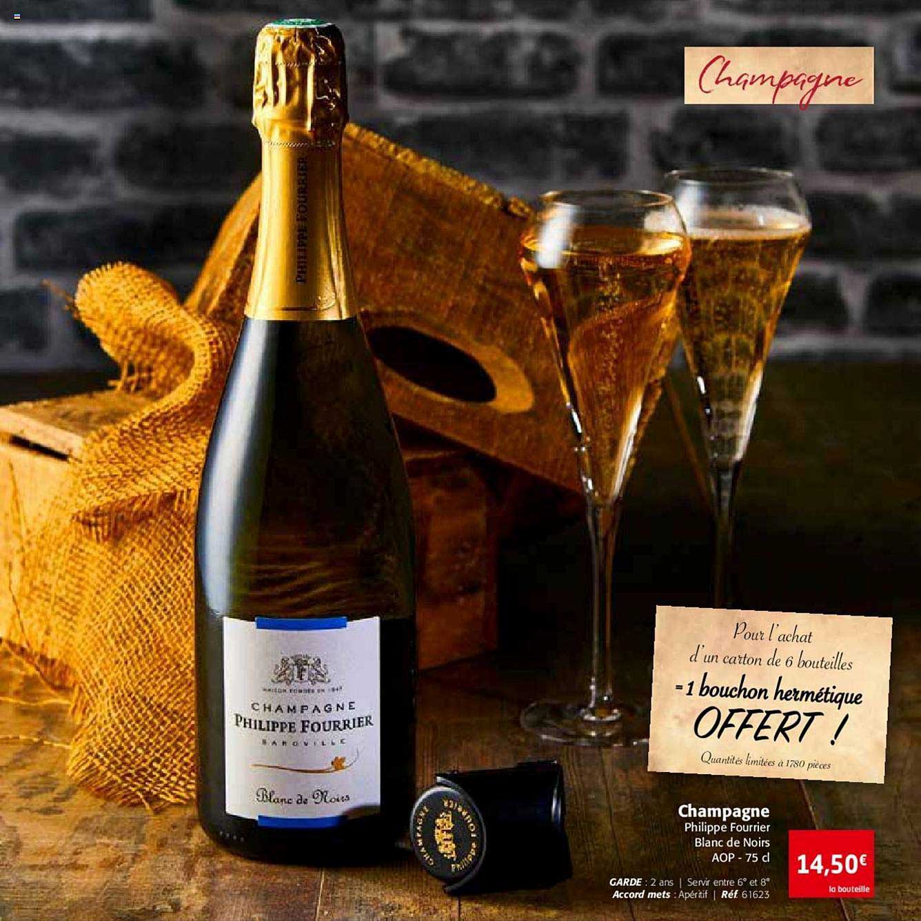 champagne philippe fourrier blanc de noirs aop