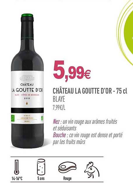 château la goutte d'or blaye