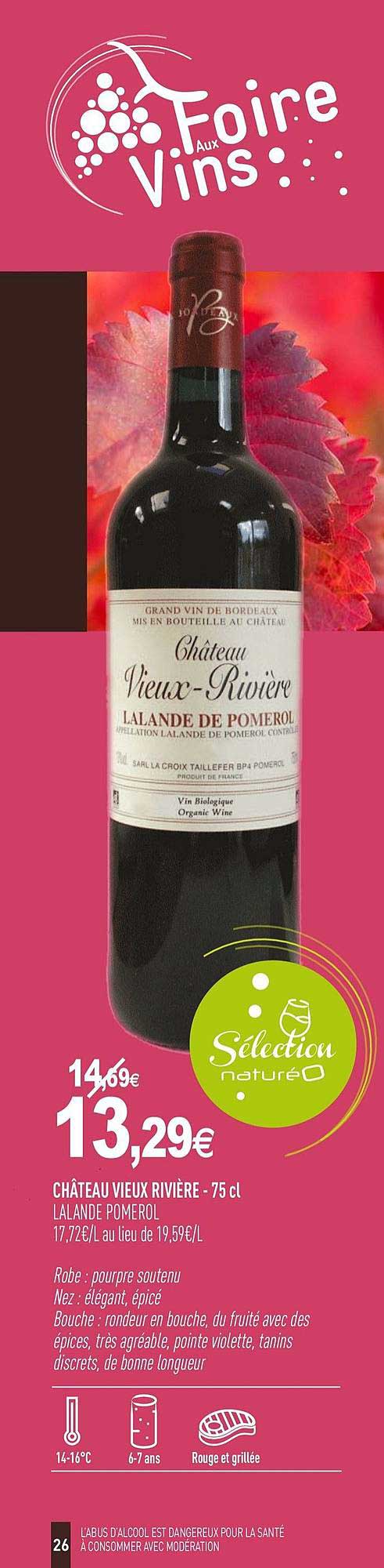 château vieux rivière lalande pomerol