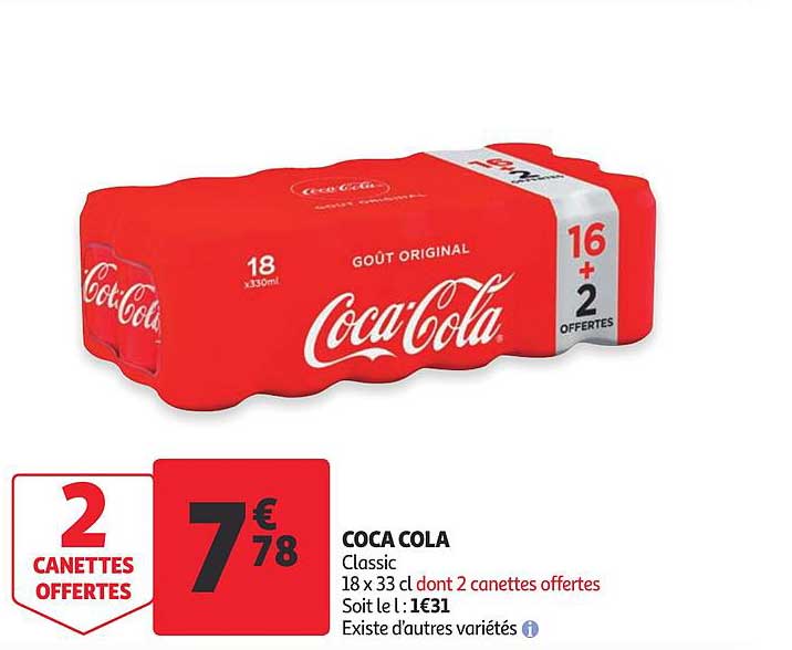 coca cola 16+2 offertes