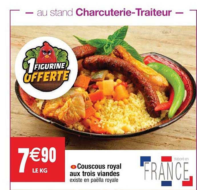 couscous royal aux trois viandes