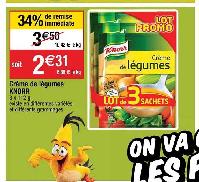 Crème De Légumes Knorr 34% Remise Immédiate