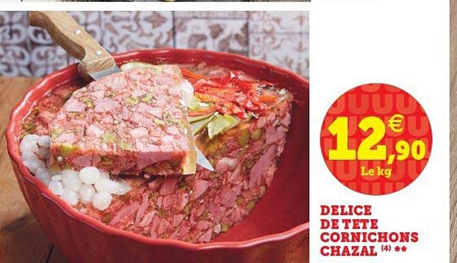 Delice De Tête Cornichons Chazal