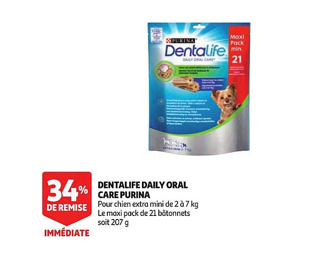 dentalife daily oral care purina 34% de remise immédiate