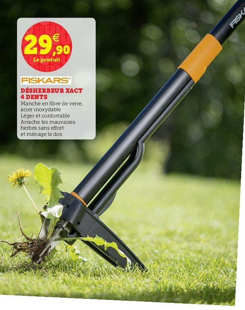 désherbeur xact 4 dents fiskars