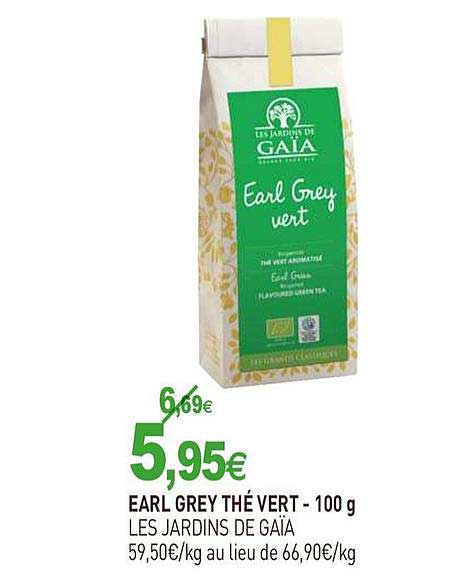 earl grey thé vert les jardins de gaïa