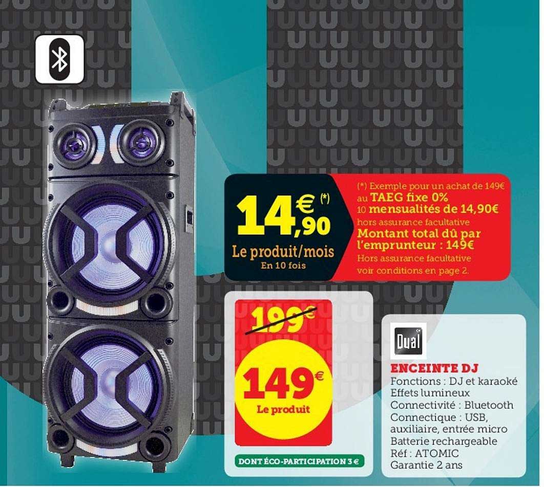 Enceinte Dj Dual