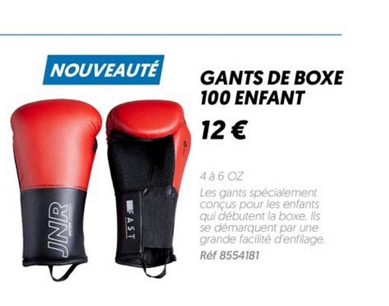gants de boxe 100 enfant